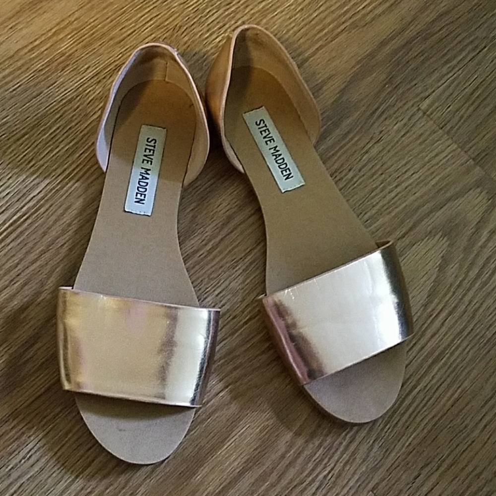 Metallic Steve Madden Sandals